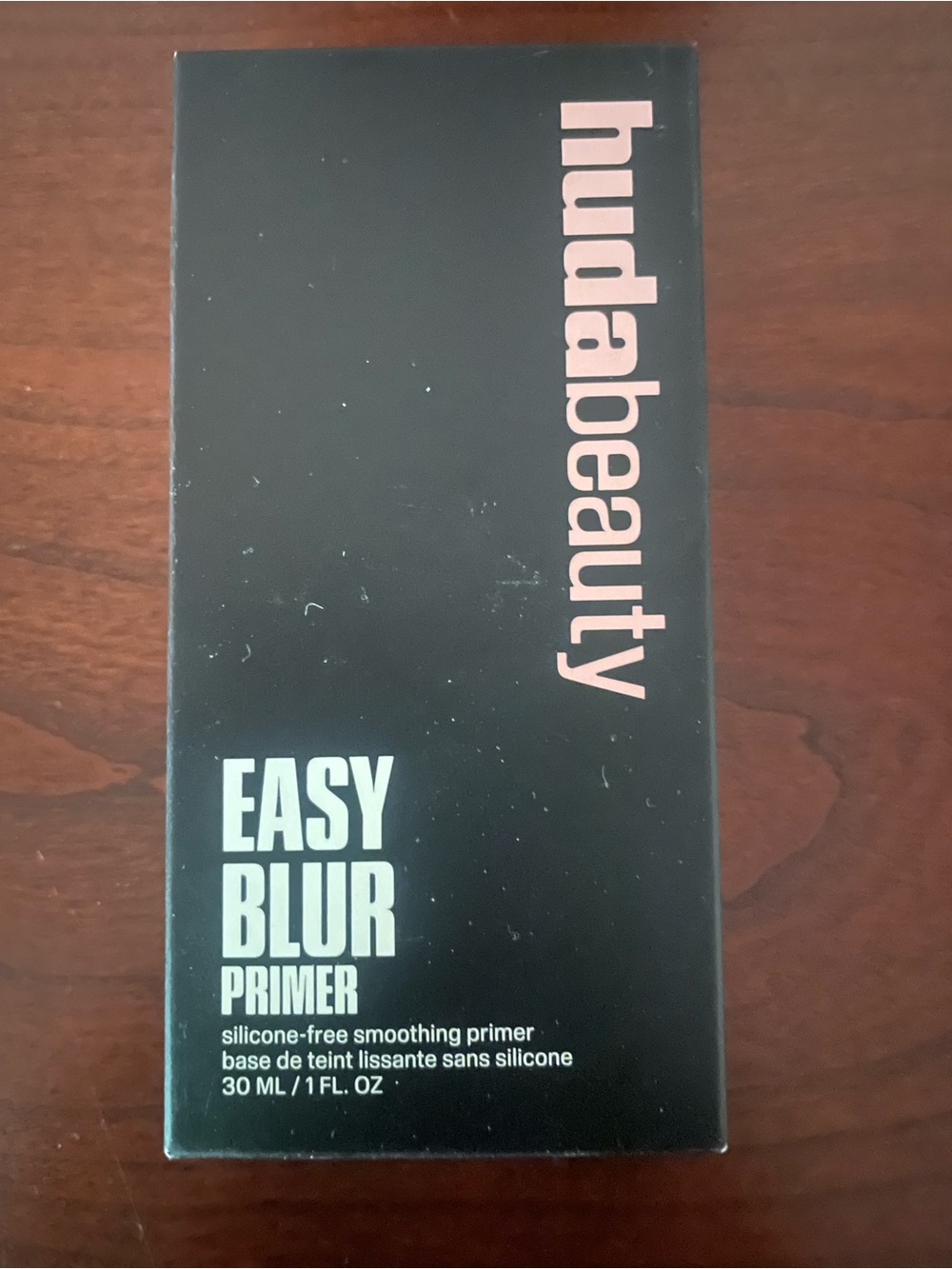 HUDA BEAUTY Easy Blur Primer - Black Packaging with Pink Logo